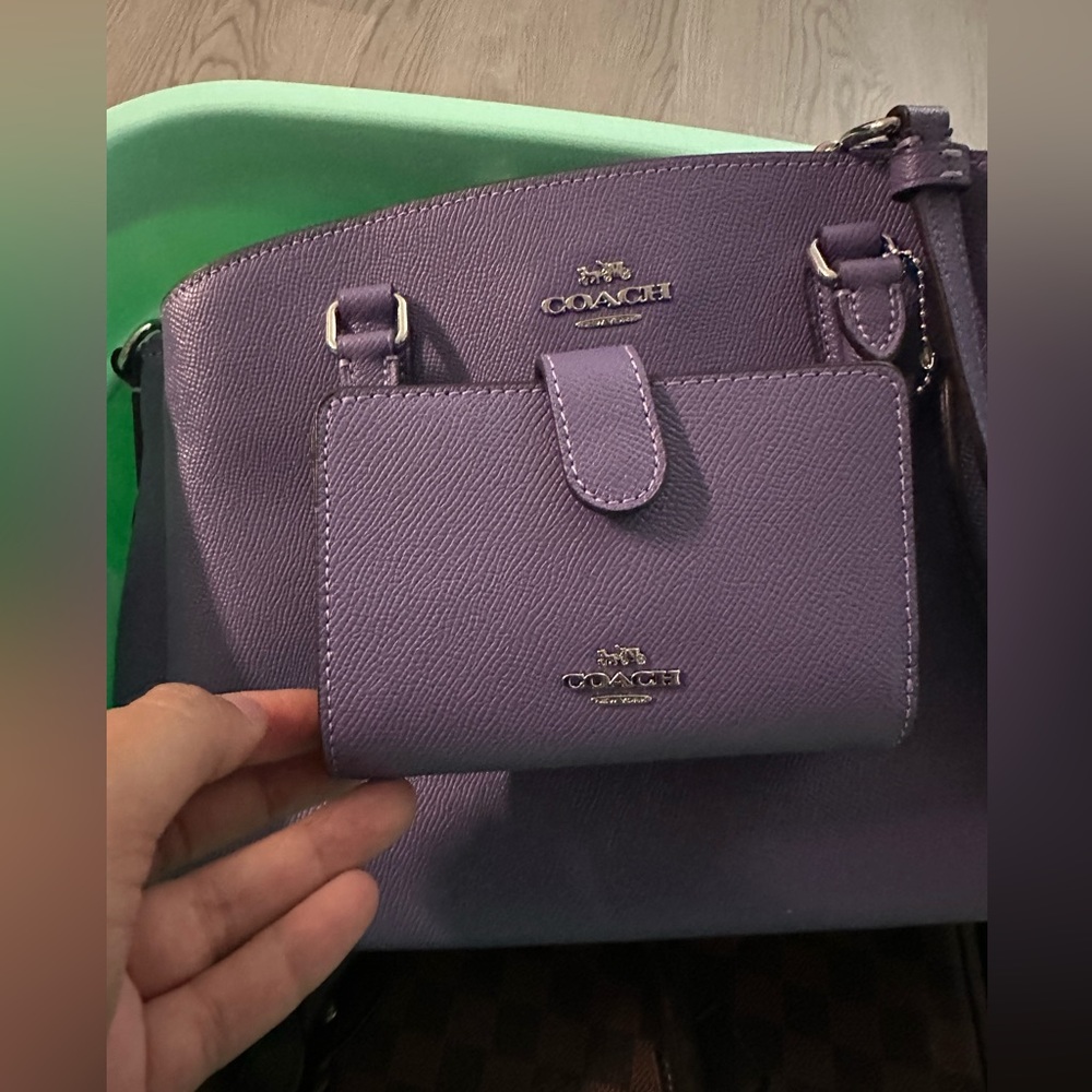 Coach satchel and wallet